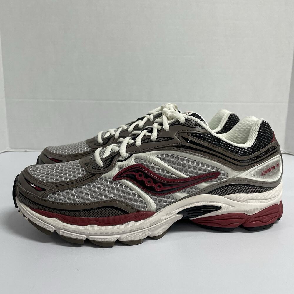 Saucony ProGrid Omni 9 OG Brown Red S70739 6 Size 13 Men Mesh Runner Y2K Retro
